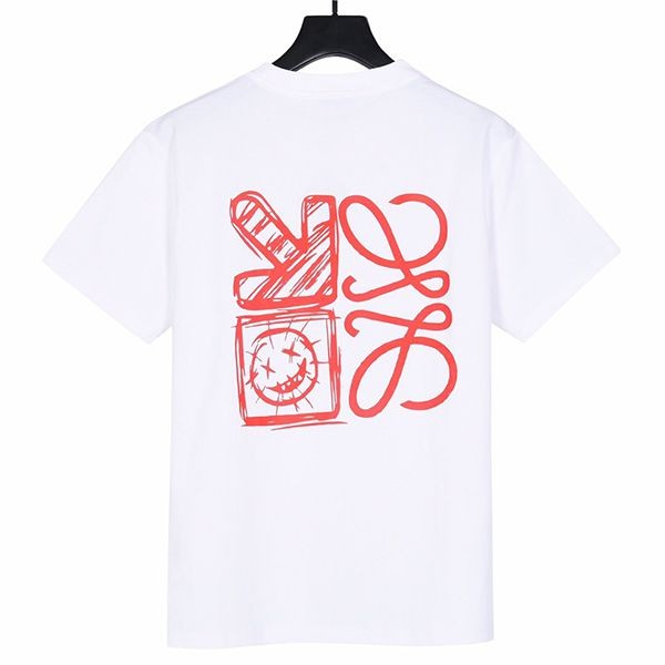 ブティック♪ロエベ エンブロイダリー アナグラム Tシャツ loo96820